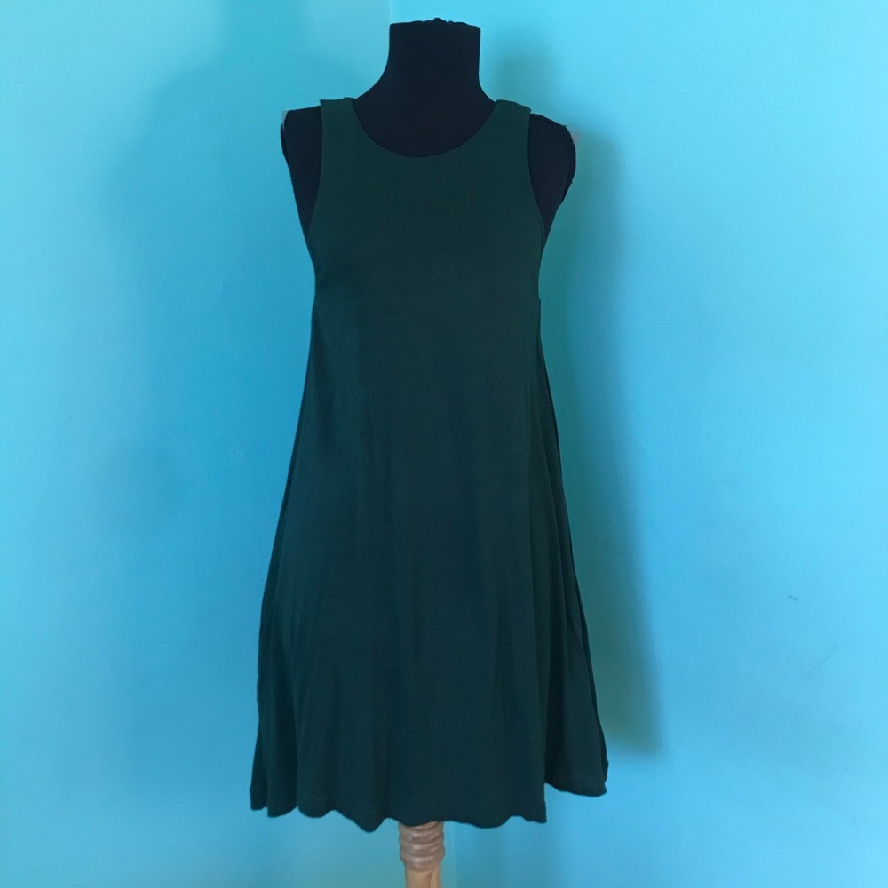 Emerald green dress